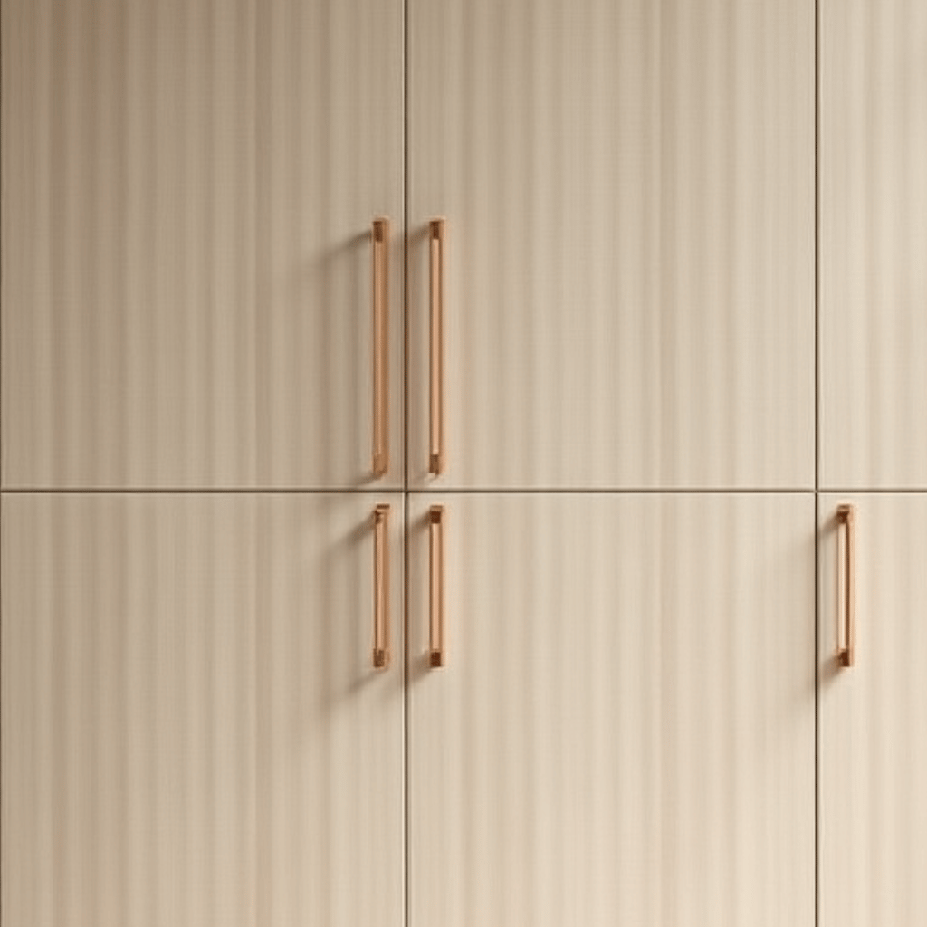 מטבח נורדי בקו ישר – פרזול עור טבעי על ליבנה